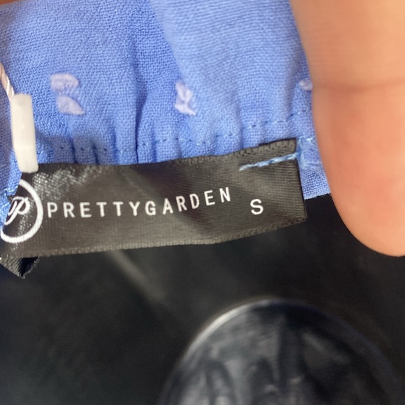 PRETTYGARDEN Fall Long Sleeve V Neck Swiss Dot Pleated A Line Flowy Dresses - Picture 10 of 11